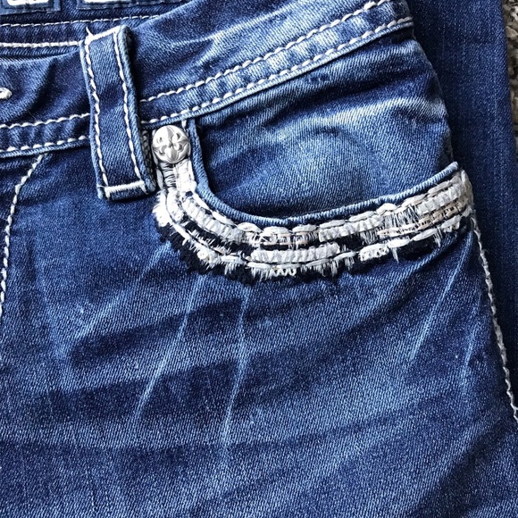 BRAND NEW MISS ME SIZE 27 MIDRISE ANKLE SKINNY DENIM JEANS - Picture 5 of 11